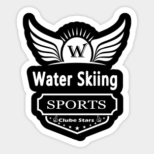 Water Skiing Sticker